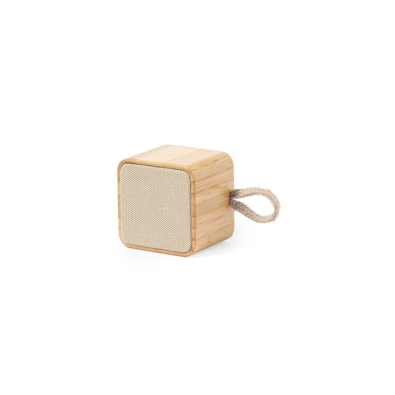 Enceinte Bluetooth Éco-responsable Personnalisée pas cher - Haut-Parleur Kiefer Matières : bambou cadeau entreprise pas cher