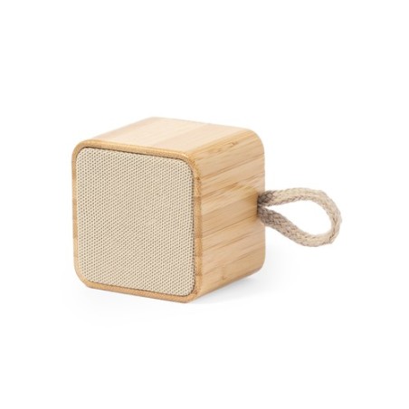 Enceinte Bluetooth Éco-responsable Personnalisée pas cher - Haut-Parleur Kiefer Matières : bambou cadeau entreprise pas cher