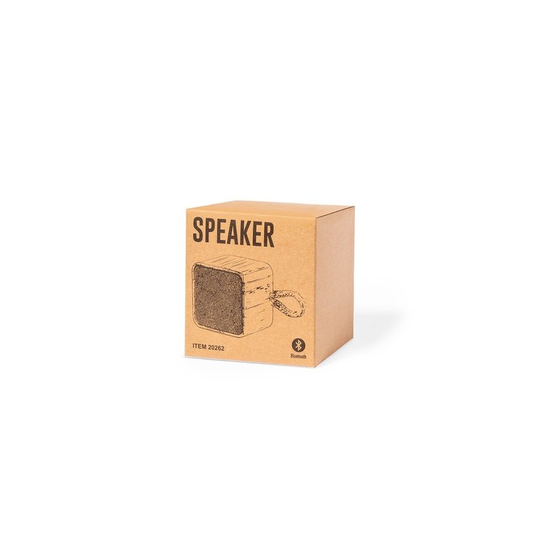Enceinte Bluetooth Éco-responsable Personnalisée pas cher - Haut-Parleur Kiefer Matières : bambou livraison express 24h 48h