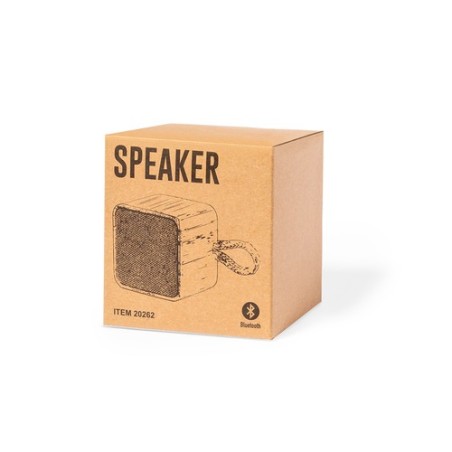 Enceinte Bluetooth Éco-responsable Personnalisée pas cher - Haut-Parleur Kiefer Matières : bambou objet promotionnel éco-respons