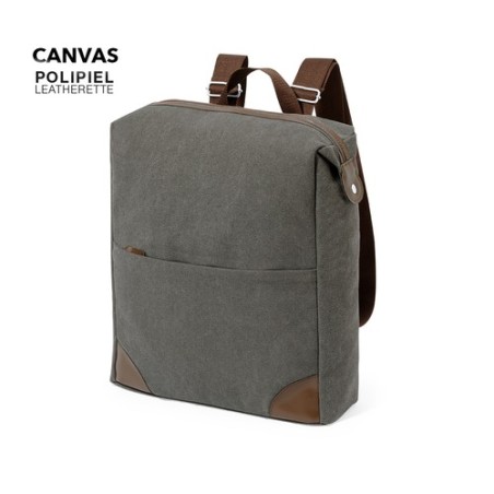 Sac à Dos Éco-responsable pour le Business et les Loisirs - Grant Matières : toile Couleurs : gris personnalisable avec votre lo