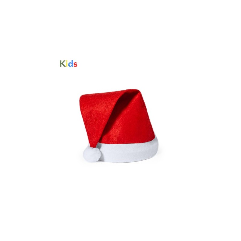 Bonnet de Noël Enfant Festif Personnalisé Flip Matières : polyester Couleurs : rouge personnalisable avec votre logo