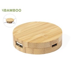 Port USB Éco-responsable Pratique Personnalisé Lasiar Matières : bambou
