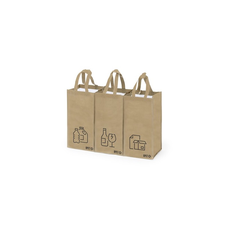 Set de Sacs Personnalisés Éco-responsables Pratiques Pas Cher Stuggar Matières : polyester recyclé personnalisable avec votre lo