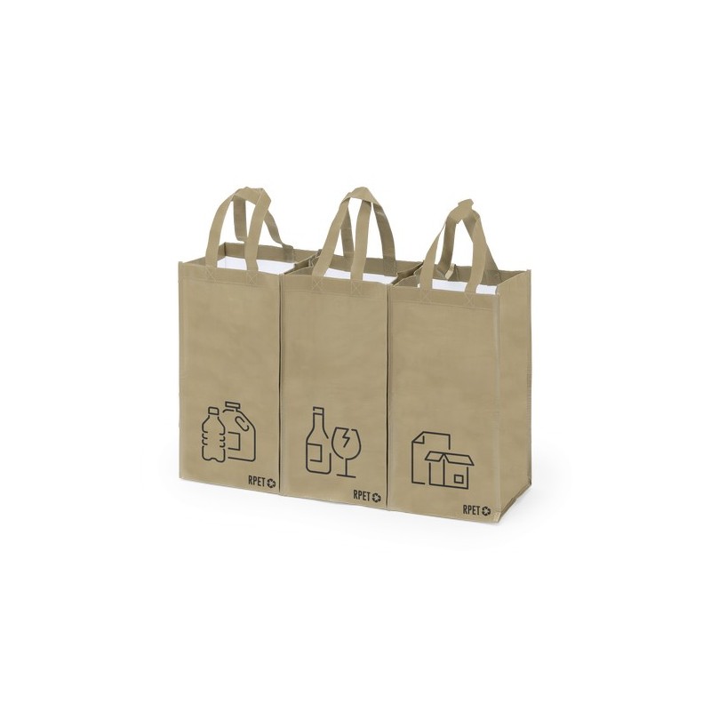 Set de Sacs Personnalisés Éco-responsables Pratiques Pas Cher Stuggar Matières : polyester recyclé goodies publicitaire événemen