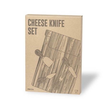 Plateau à Fromage Unique Personnalisé Économique - Set Fromages Mildred Matières : bambou cadeau collaborateur premium