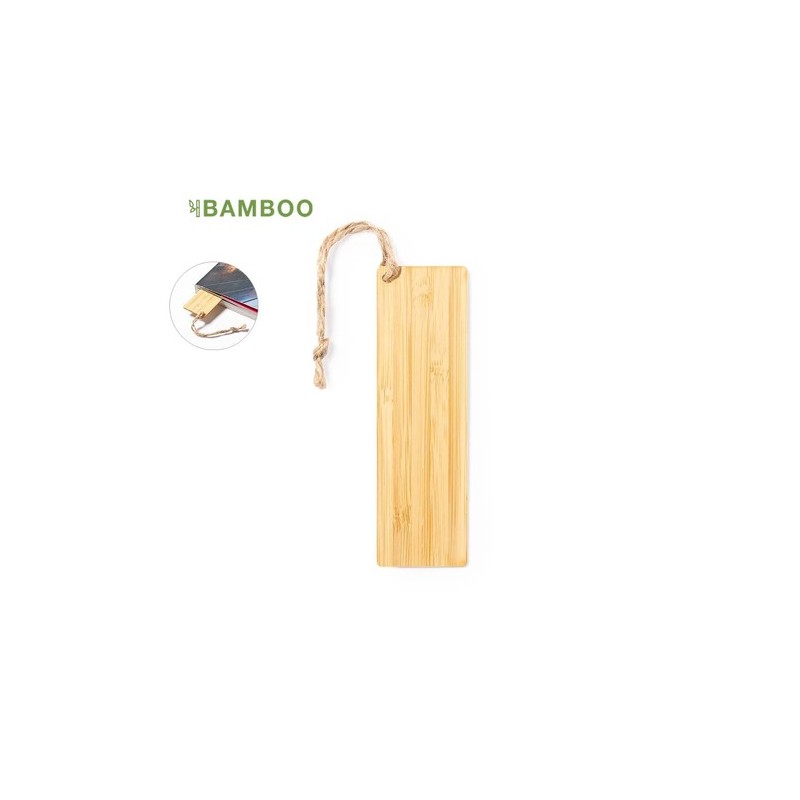 Marque Pages Éco-responsable Personnalisé Cadeau Publicitaire Momo Matières : bambou