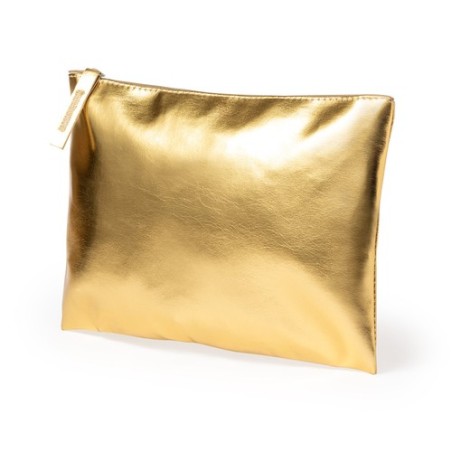 Trousse de Toilette Élégante Personnalisée pas cher - Nécessaire Darak Matières : PU Couleurs : doré livraison express 24h 48h