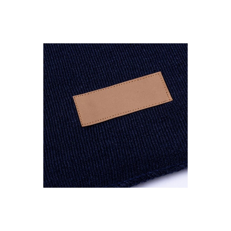 Écharpe unisexe personnalisée Kinar Matières : acrylique Couleurs : noir cadeau affaires élégant