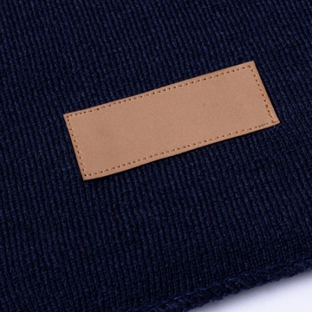 Écharpe unisexe personnalisée Kinar Matières : acrylique Couleurs : noir cadeau affaires élégant