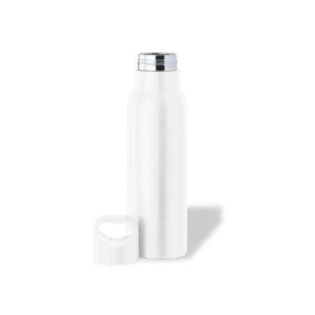 Gourde Sportive Personnalisée Tocker Matières : acier inoxydable Couleurs : blanc personnalisation rapide en France