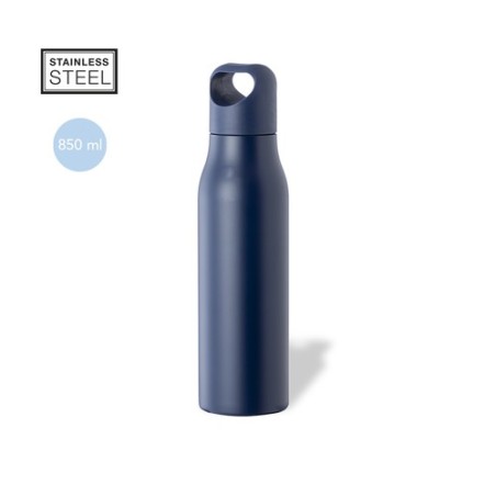 Gourde Sportive Personnalisée Tocker Matières : acier inoxydable Couleurs : gris impression haute définition