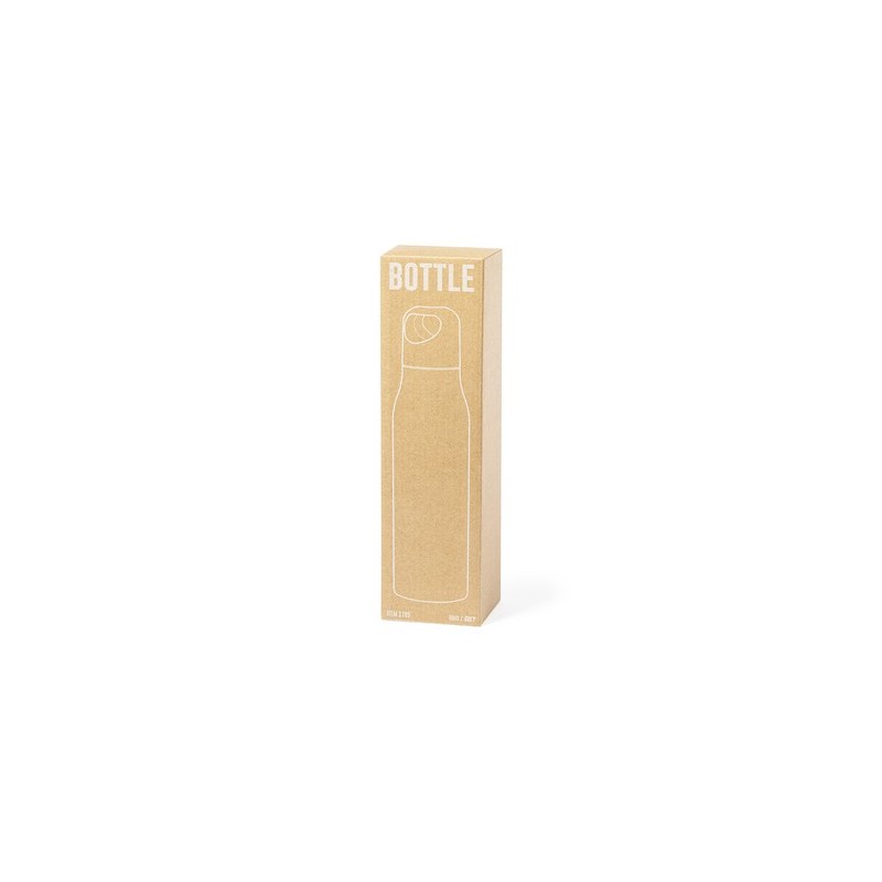 Gourde Sportive Personnalisée Tocker Matières : acier inoxydable Couleurs : gris cadeau collaborateur premium