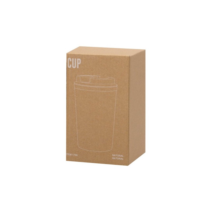 Mug Isotherme Pratique Personnalisé Éco-responsable Vicuit Matières : acier inoxydable Couleurs : gris personnalisable avec votr