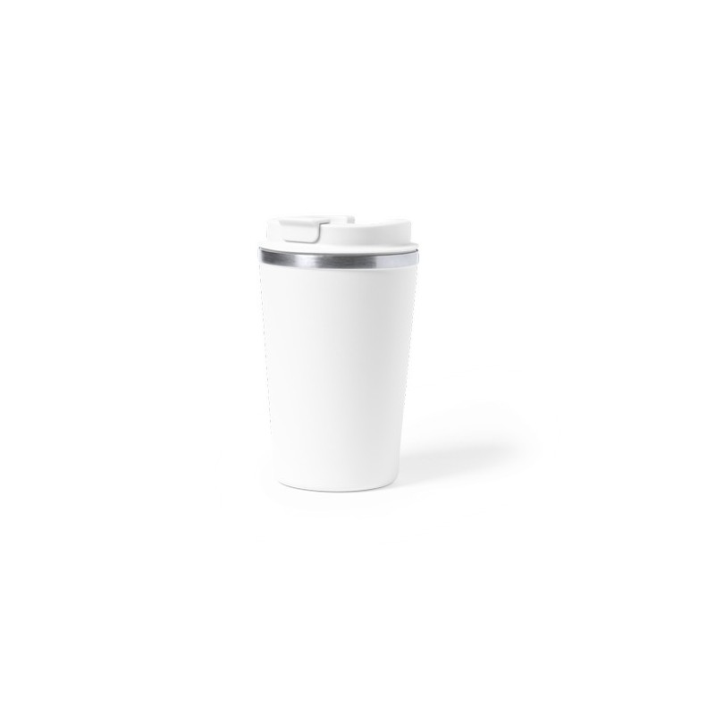 Mug Isotherme Pratique Personnalisé Éco-responsable Vicuit Matières : acier inoxydable Couleurs : bleu marine objet publicitaire