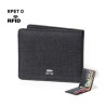 Porte-Cartes RFID Sécurisé Éco-responsable Personnalisé - Kenxo Couleurs : noir Matières : polyester recyclé personnalisable ave