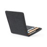 Porte-Cartes RFID Sécurisé Éco-responsable Personnalisé - Kenxo Couleurs : noir Matières : polyester recyclé goodies publicitair