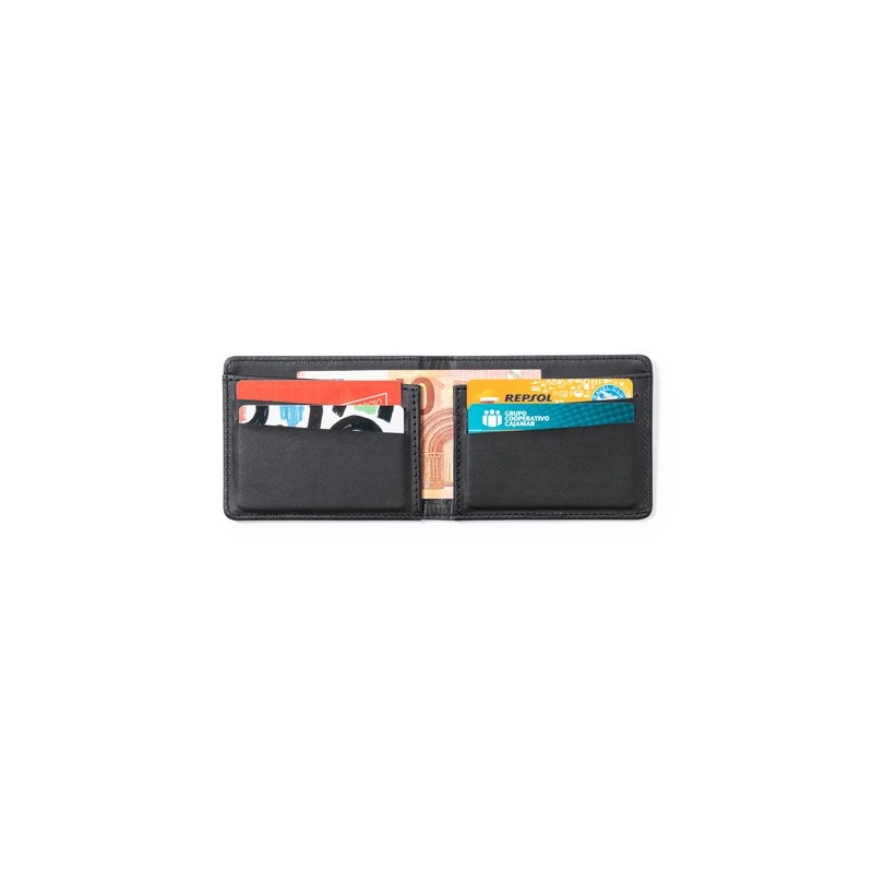 Porte-Cartes RFID Sécurisé Éco-responsable Personnalisé - Kenxo Couleurs : noir Matières : polyester recyclé marquage laser ultr
