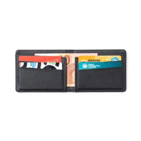 Porte-Cartes RFID Sécurisé Éco-responsable Personnalisé - Kenxo Couleurs : noir Matières : polyester recyclé marquage laser ultr