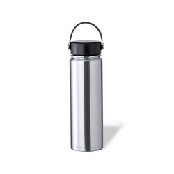 Bidon Isotherme Personnalisé Premium - Bouteille Thermique Xegaz Matières : acier inoxydable Couleurs : argenté