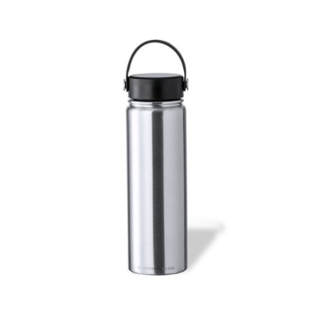Bidon Isotherme Personnalisé Premium - Bouteille Thermique Xegaz Matières : acier inoxydable Couleurs : argenté