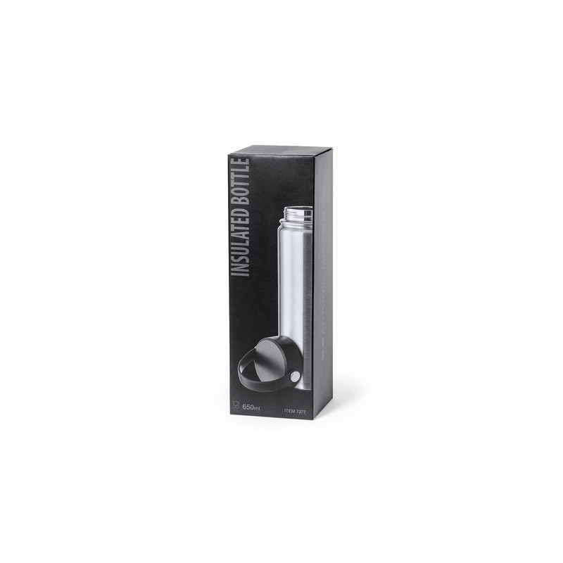 Bidon Isotherme Personnalisé Premium - Bouteille Thermique Xegaz Matières : acier inoxydable Couleurs : argenté objet promotionn