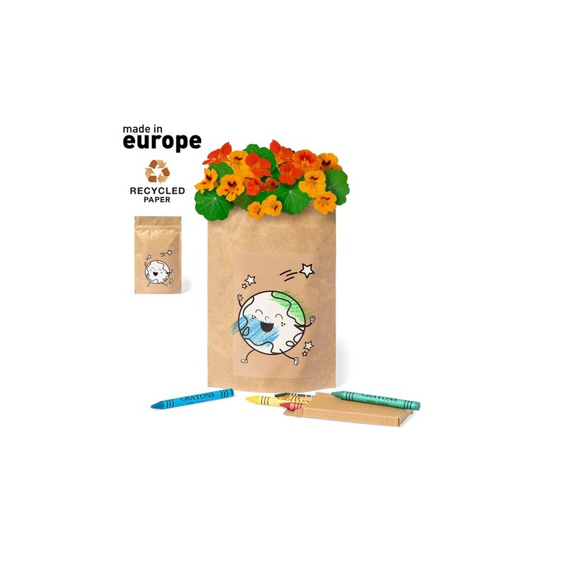 Pot de Fleurs Éco-responsable Personnalisé pas cher - Halors Matières : papier recyclé