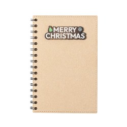 Cahier Personnalisable Éco-responsable Noylax Matières : carton recyclé Couleurs : naturel