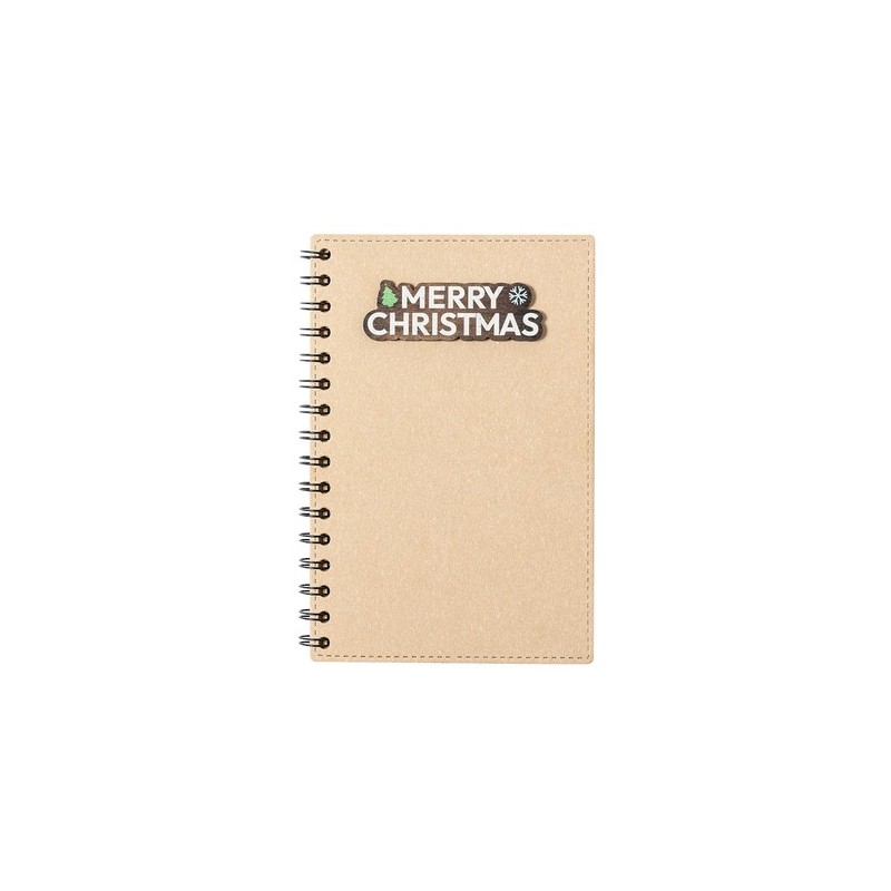 Cahier Personnalisable Éco-responsable Noylax Matières : carton recyclé Couleurs : naturel