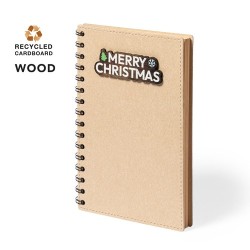 Cahier Personnalisable Éco-responsable Noylax Matières : carton recyclé Couleurs : naturel 2