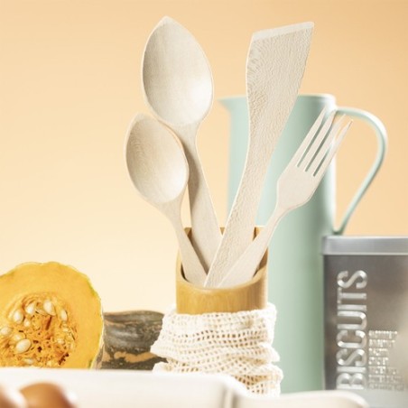 Fourchette Éco-responsable Personnalisée - Offen Pas Cher Matières : bois impression haute définition