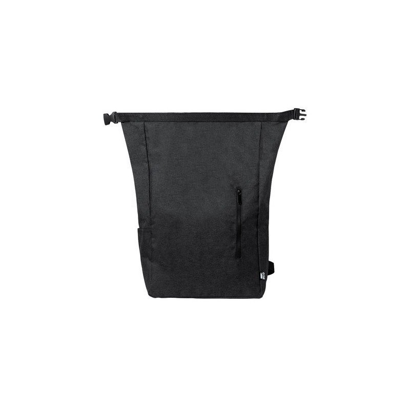 Sac à Dos Éco-responsable Durable Personnalisé Pas Cher - Sherpak Matières : PET recyclé Couleurs : noir