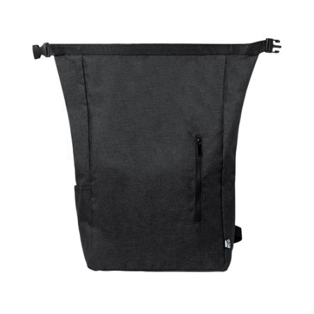 Sac à Dos Éco-responsable Durable Personnalisé Pas Cher - Sherpak Matières : PET recyclé Couleurs : noir