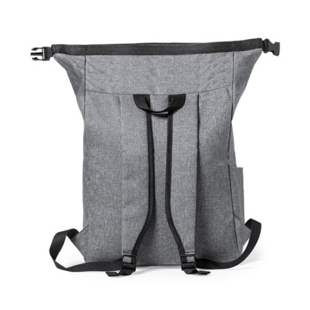 Sac à Dos Éco-responsable Durable Personnalisé Pas Cher - Sherpak Matières : PET recyclé Couleurs : noir goodies entreprise desi