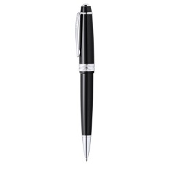Stylo d'entreprise raffiné Bailey Light Couleurs : noir