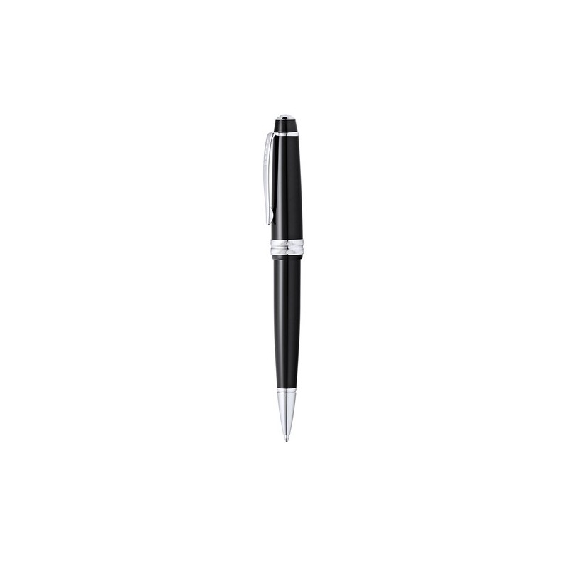 Stylo d'entreprise raffiné Bailey Light Couleurs : noir