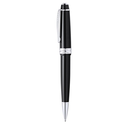Stylo d'entreprise raffiné Bailey Light Couleurs : noir