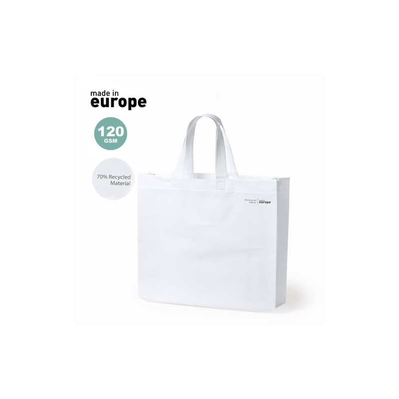 Sac Éco-responsable et Pratique en Stratifié Recyclé Personnalisé - Tribus Couleurs : noir Matières : polypropylène (PP) recyclé