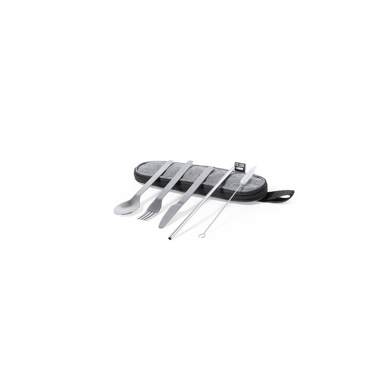 Set de Couverts Durables Personnalisables Tailung Matières : acier inoxydable cadeau entreprise pas cher