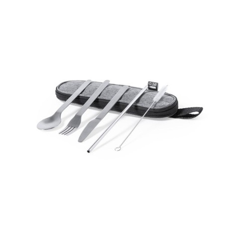 Set de Couverts Durables Personnalisables Tailung Matières : acier inoxydable cadeau entreprise pas cher