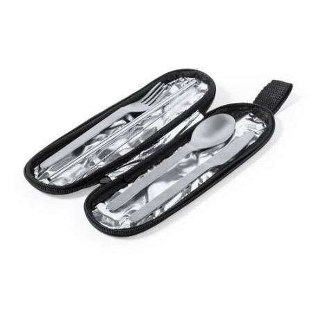 Set de Couverts Durables Personnalisables Tailung Matières : acier inoxydable impression haute définition