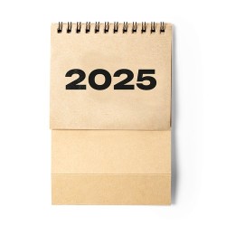 Calendrier  personnalisé de bureau - Lasow pratique et pas cher Matières : carton recyclé Couleurs : naturel