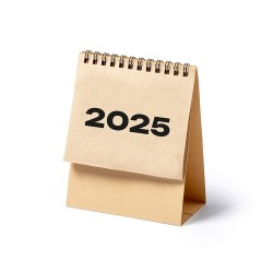 Calendrier  personnalisé de bureau - Lasow pratique et pas cher Matières : carton recyclé Couleurs : naturel goodies publicitair