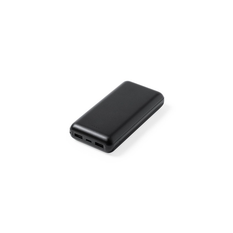 Power Bank Éco-responsable 20000 mAh Double USB Personnalisé - Kiubert Couleurs : blanc cadeau collaborateur premium