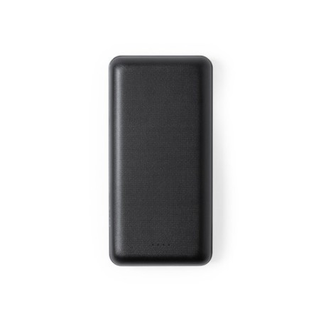 Power Bank Éco-responsable 20000 mAh Double USB Personnalisé - Kiubert Couleurs : blanc impression logo haute qualité