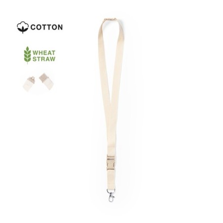 Lanyard Troix en Coton Naturel - Écologique et Pratique