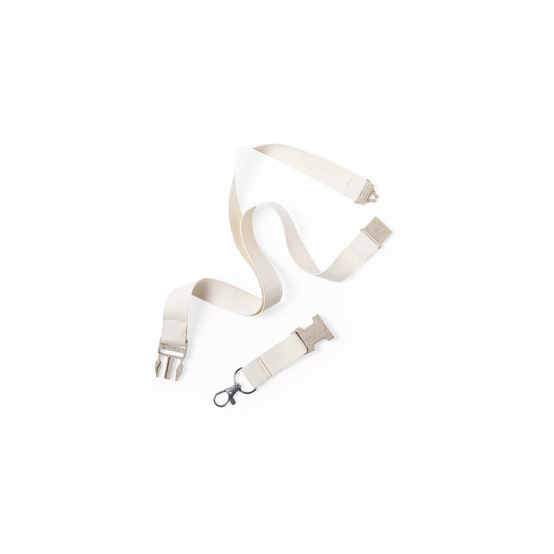 Lanyard Troix en Coton Naturel - Écologique et Pratique