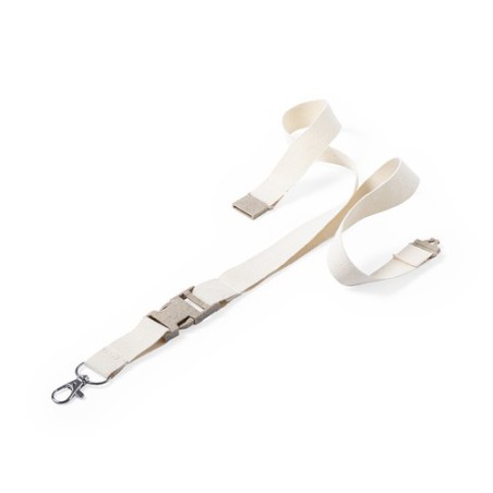 Lanyard Troix en Coton Naturel - Écologique et Pratique
