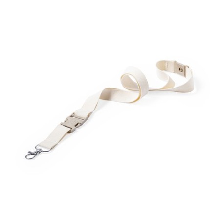 Lanyard Troix en Coton Naturel - Écologique et Pratique