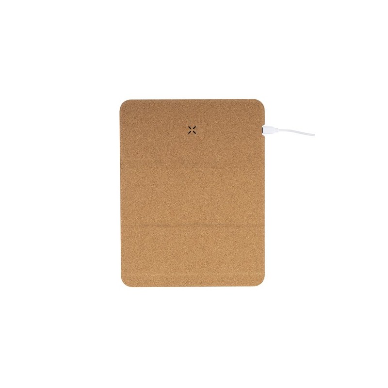 Tapis Souris Chargeur Éco-responsable Personnalisé pas cher - Relium Matières : liège personnalisable avec votre logo